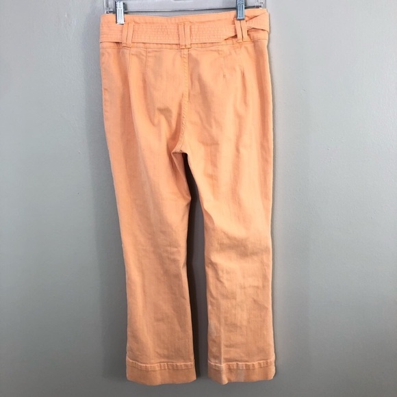 ⛔️SOLD⛔️Anthro Pilcro Orange High Rise Flare Denim - Picture 3 of 7